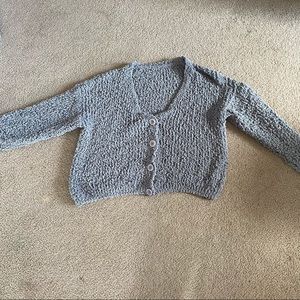 Gray knit sweater!